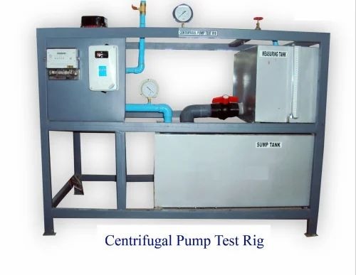 Centrifugal Pump Test Rigs - MS Material, 1HP Motor, 240V, 50Hz, 2100 RPM | Durable, White Color, Suitable for Laboratory Equipment