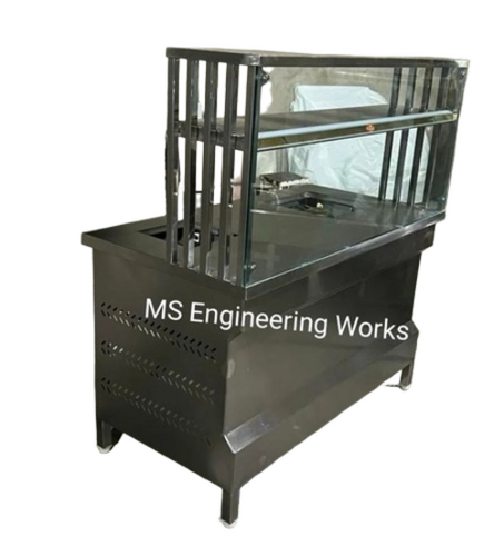 Chhole Bathure Counter - Color: Silver