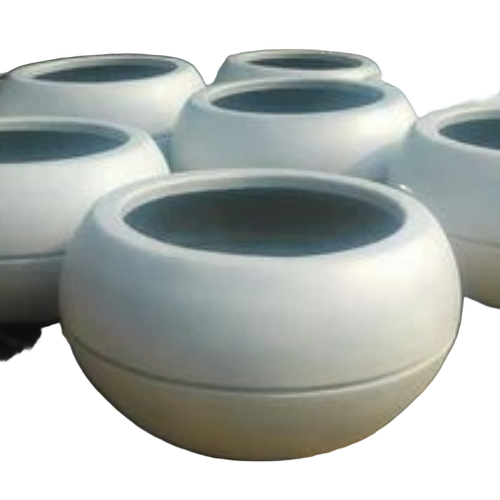 Fiber Glass Bowl Planter