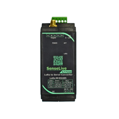 Senselive X7700D (Din-Rail Lora Device) - Application: The Device Is Designed To Bridge Rs-485 Serial Data To Wireless Lan Networks For Various Industrial And Monitoring Applications.