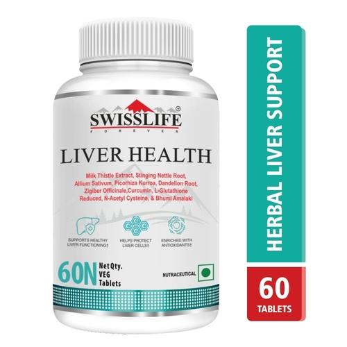 SwissLife Forever Liver Health Tablets|May Support Healthy Bile Flow & Digestion|For Men & Women (60 tablets)
