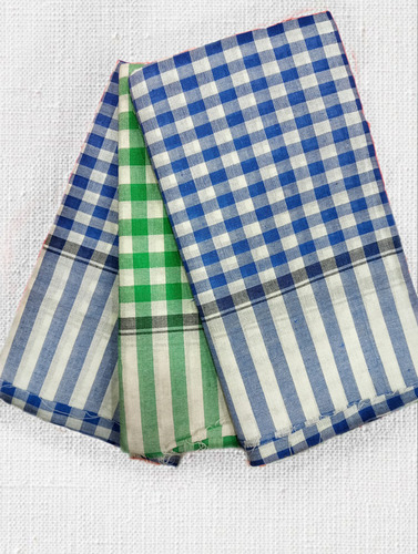 Soft Cotton Check Towels - Age Group: Old Age
