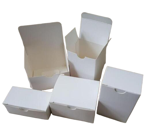 White Duplex Boxes - Color: Black