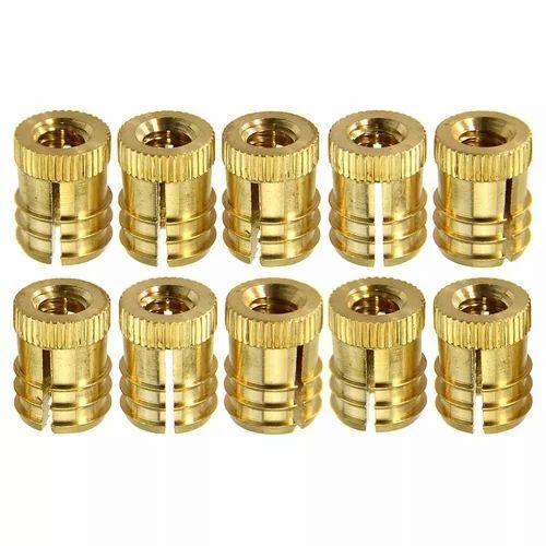 4mm Brass Press Insert
