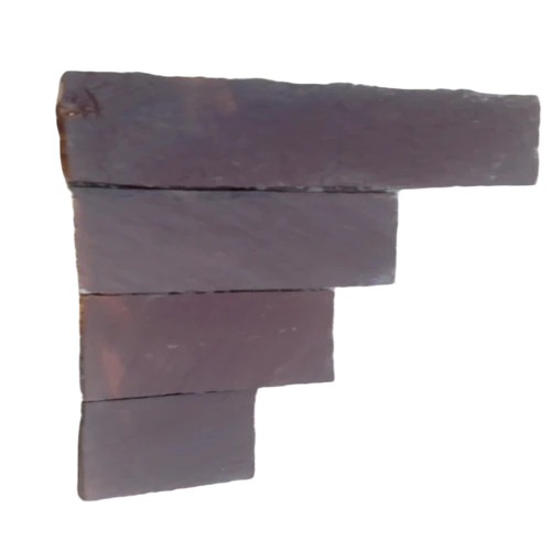 Natural Red Mandana Stone - Size: 2 X 1.5 To 2 X 2 Square Feet