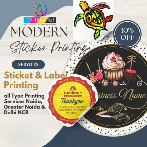 Online Sticker And Label Printing Service - Coating Type: Paper