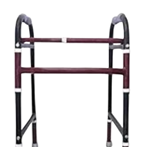 Folding Walker - Metal, Standard Size | Foldable, Portable, Low Maintenance, Waterproof
