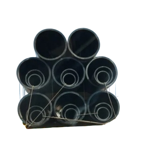 Hdpe Pipe - HDPE Material, Black | Anti Crack and Leak, Industrial Application