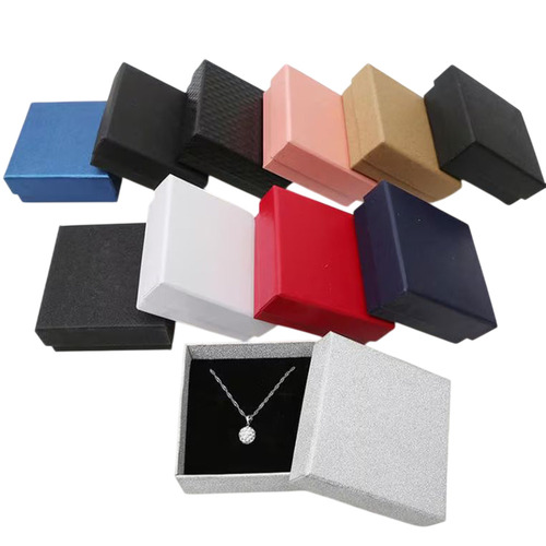 Luxury Paper Jewelry Box - Color: Multicolor
