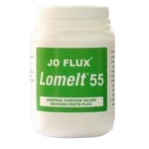 Lomelt 55 Silver Brazing Flux Paste - Copper, Brass, Bronze, Stainless Steel, White | Easy Application, Strong Adhesion, Corrosion Resistant, Non-Toxic, Smooth Consistency, Reliable Metal Bonding