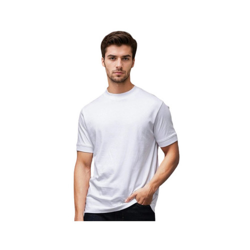 Mens White Cotton T Shirts