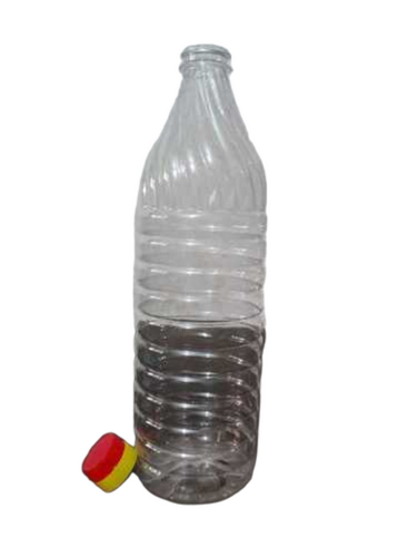 1 Litre Edible Oil Pet Bottle - Shape: Round