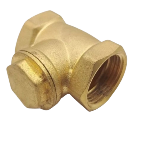 Brass Non Return Valve - Brass, Standard Size, Golden | Industrial Application, Customizable, Tested Quality