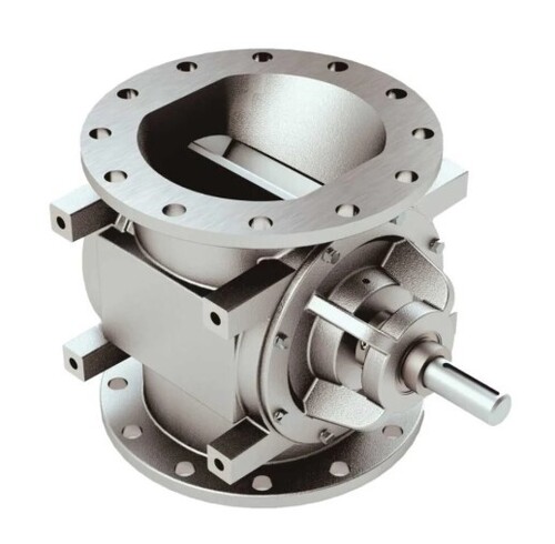 Rotary Air Lock - Standard Size Silver, Polished Finish | Industrial Application, Tested Quality