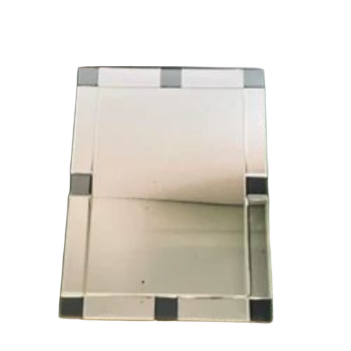 6mm Glass Tukdi Mirror - Rectangle, Silver, Durable | Decorative, Very Good Quality