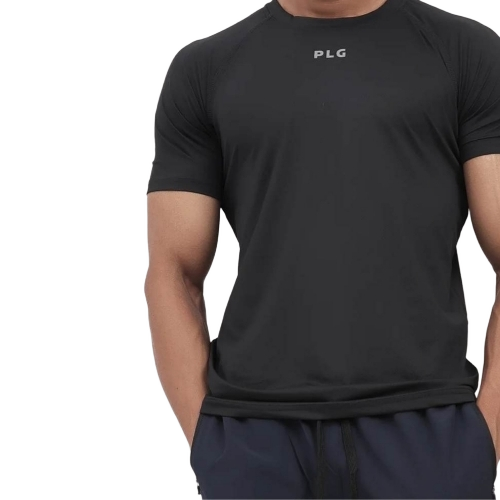 Mens Black Sport T Shirt