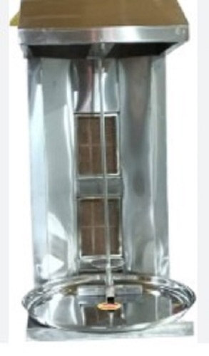 Stainless Steel Shawarma Machine - Stainless Steel, Silver, Electric 220-440V | Fully Automatic, Easy Maintenance, Safe Operation