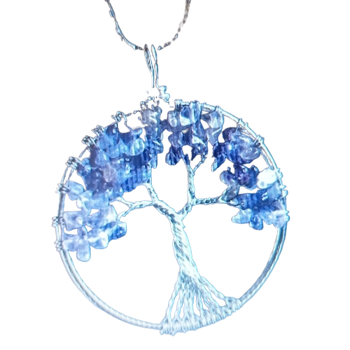 Amethyst Tree Pendant