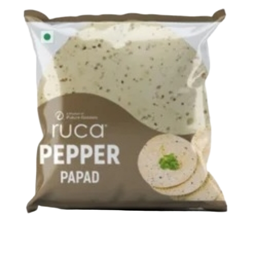 Black Pepper Papad - Best Before: 6 Months