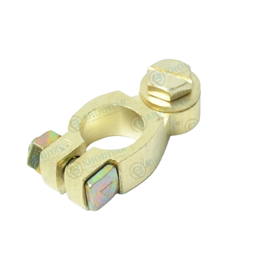 Brass Battery Terminals - Brass, 16 to 70 Sq Mm, Tinned or Brass Finish, Golden Color, Custom Size