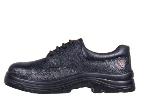Leather Safety Shoes - Color: Black