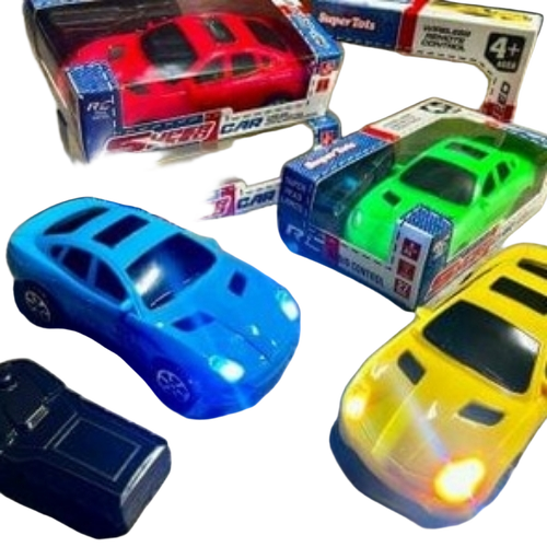 Remote Control Car - Plastic Standard Size, Multi Color | Durable, Very Good Quality, For Kids
