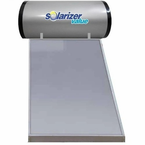 Ss Solar Water Heater - Stainless Steel, 100 LPD, 4 Tubes | Silver, Solar, 220 Volt, Single Phase, 50 Hz