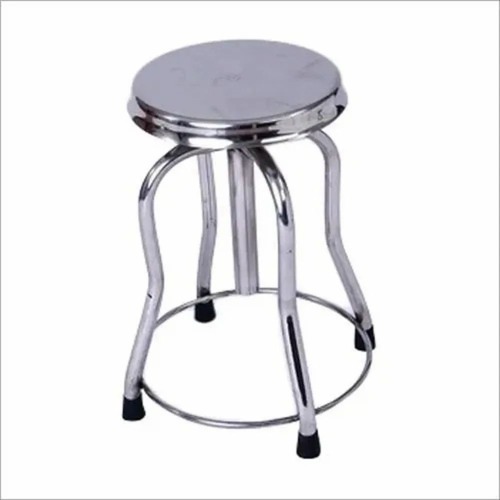 Stainless Steel Stool - Stainless Steel, Round, Silver | Good Quality, Custom Size, Hospital Use