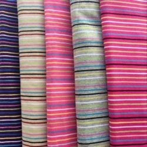 Striped Cotton Shirting Fabric