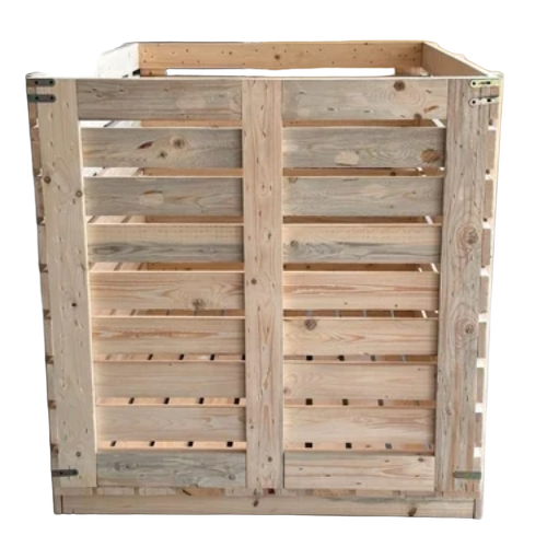 Industrial Wooden Packaging Box - Finish: Polished