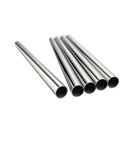 Stainless Steel Round Pipe - Polished Silver, Rust Free, Industrial Grade