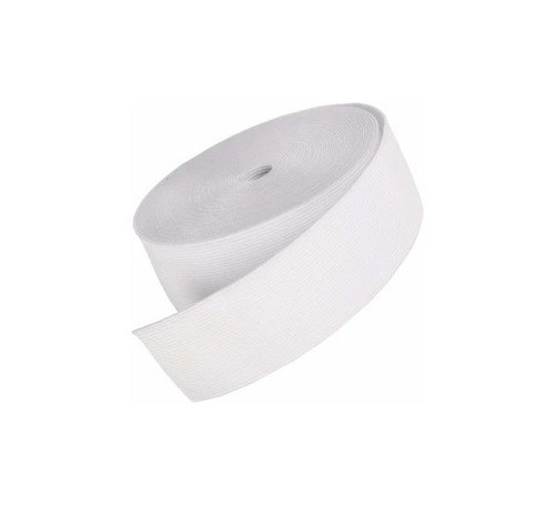 White Knitted Elastic Tape