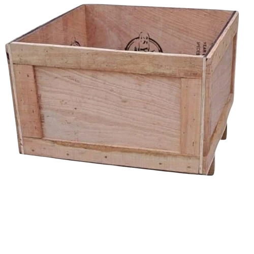 25 Kg Solid Wood Crate - Color: Brown