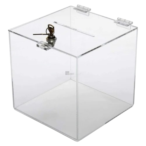 Acrylic Transparent Donation Box