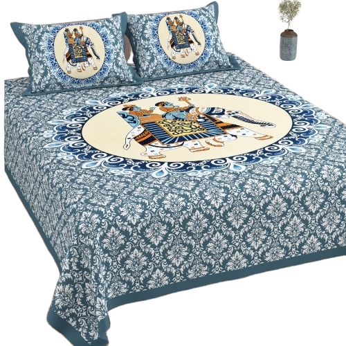 Peacock Design Bedsheet 