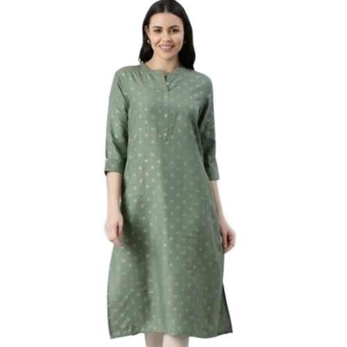 Printed Straight Cotton Kurti
