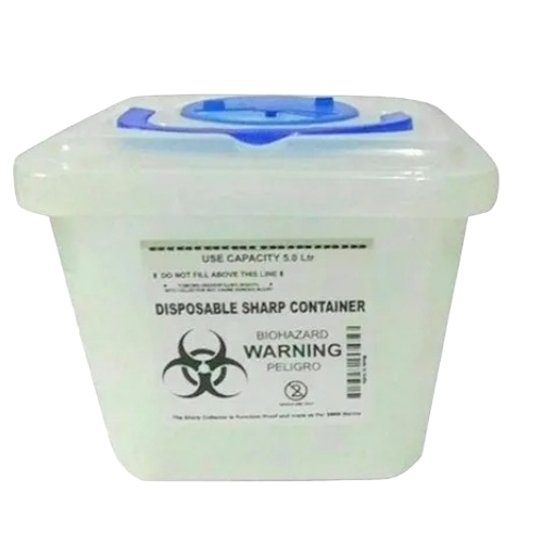 Printed Sharp Plastic Container