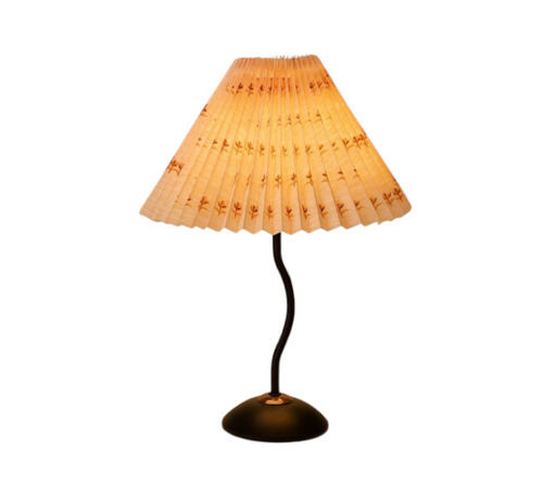 Electric Twister Table Lamp - Metal, Yellow, Round | Modern, Corrosion Resistant, Electric Power