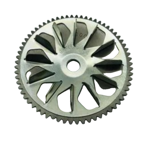 Scooter Drive Face - Anti Rust Metal, Silver, Polished | Long Life, New Only, Two Wheeler