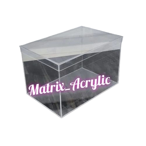 Transparent Acrylic Box - Acrylic Rust Free Corrosion Resistant Water Resistant | Industrial Use New Grade