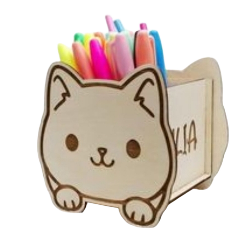 Wooden Pen Holder