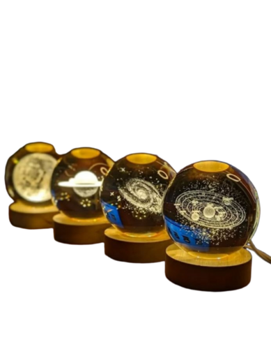 Crystal Ball Night Lamp - Color: Transparent