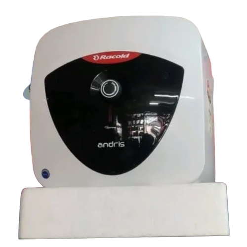 Racold Water Geyser - 25L, 2 kW, White & Black | Wall Mounted, Storage, 220-240V, 8 Bar Pressure