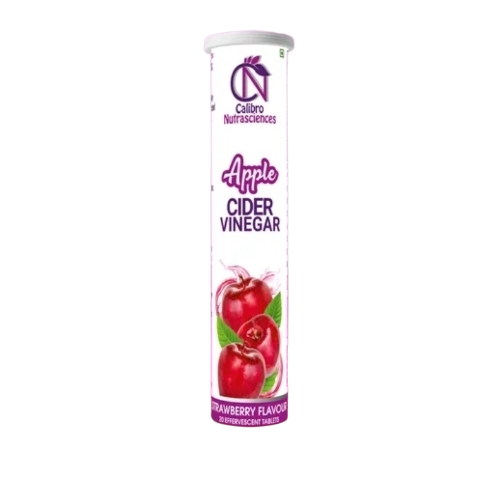 Apple Vinegar Effervescent Tablet - 100% Pure Clinically Proven | Safe No Side Effects Prescription Use