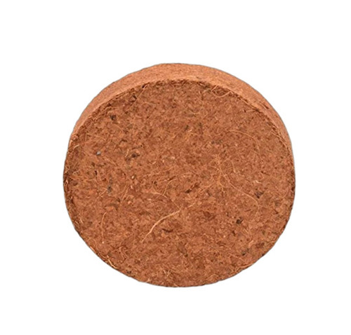 Coconut Coir Pith - Coconut Fiber, Light Brown, Circular Shape | Eco-friendly, Lightweight, Biodegradable Solid Structure