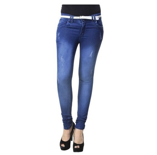 Ladies Blue Denim Jeans