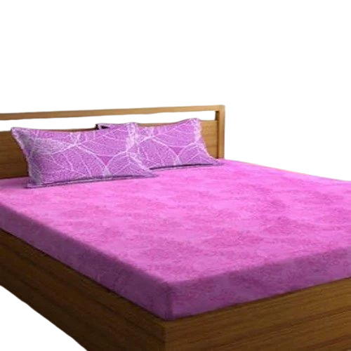 Pink Cotton Bedsheet - Design Type: Modern