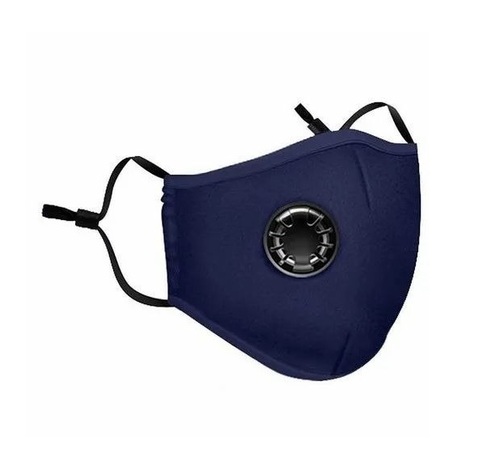 Safety Face Mask - Fabric Standard Size Blue, Reusable, Breathable, Skin-Friendly, Easy to Wear
