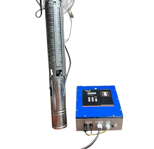 Solar Water Pumps - Metal and Plastic, Standard Size, Blue & Silver | Easy to Operate, Energy Efficient, Surface Mounted, Manual Switch