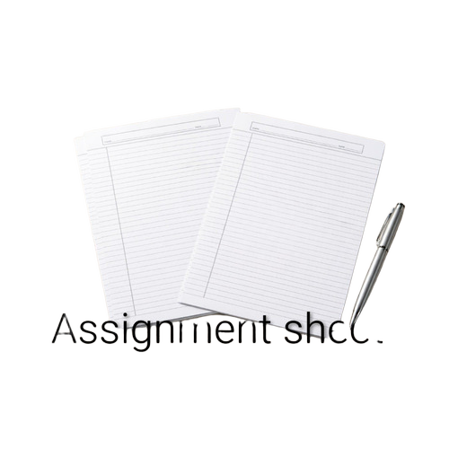 Assignment Sheets - Color: White